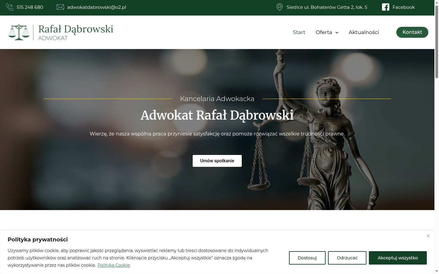 Képernyőkép a bármilyen interakció előtt megjelenő hozzájárulási bannerről