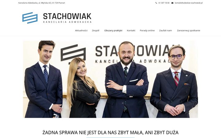 Captura de pantalla de adwokat-stachowiak.pl