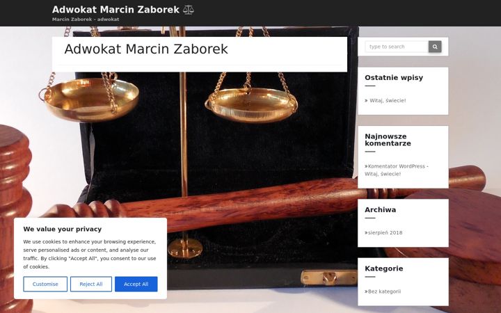 Képernyőkép: adwokat-zaborek.pl