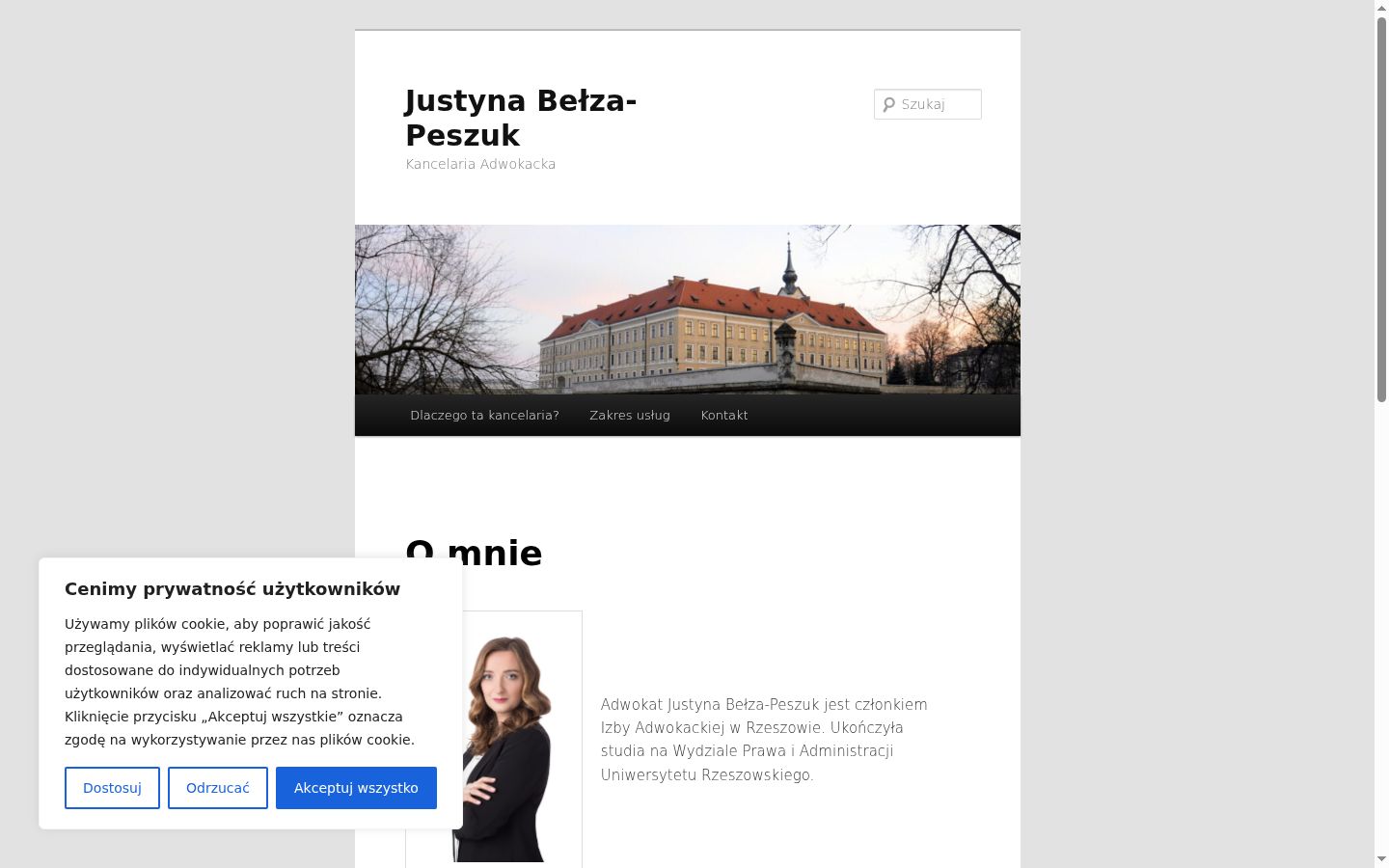 Képernyőkép a bármilyen interakció előtt megjelenő hozzájárulási bannerről