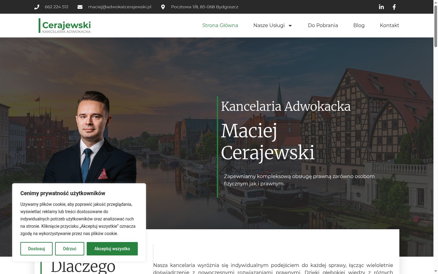 Snímek obrazovky baneru souhlasu zobrazeného před jakoukoli interakcí