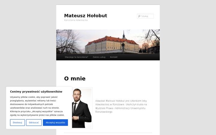 Posnetek zaslona adwokatholobut.pl