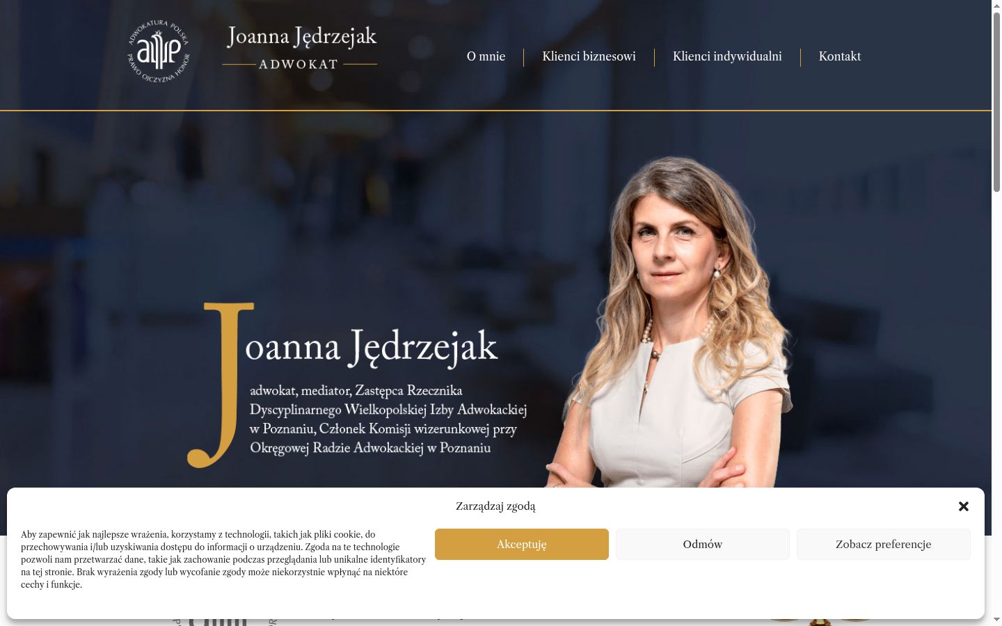 Posnetek zaslona pasice za privolitev, prikazane pred kakršno koli interakcijo