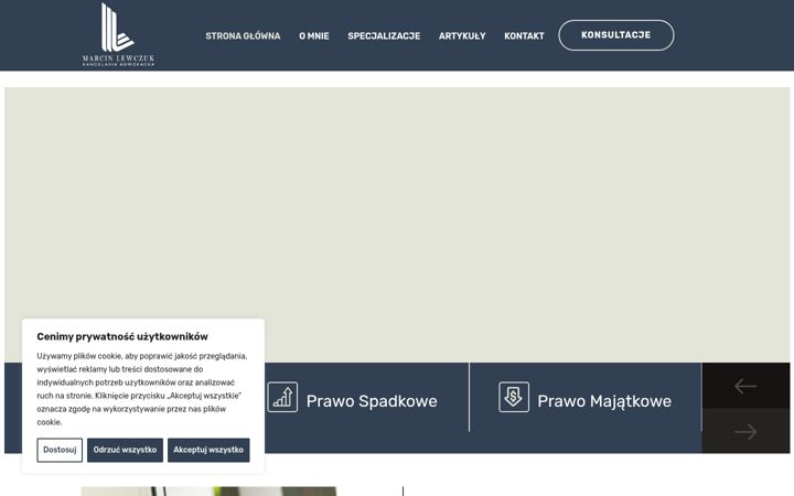 Screenshot of adwokatlewczuk.pl