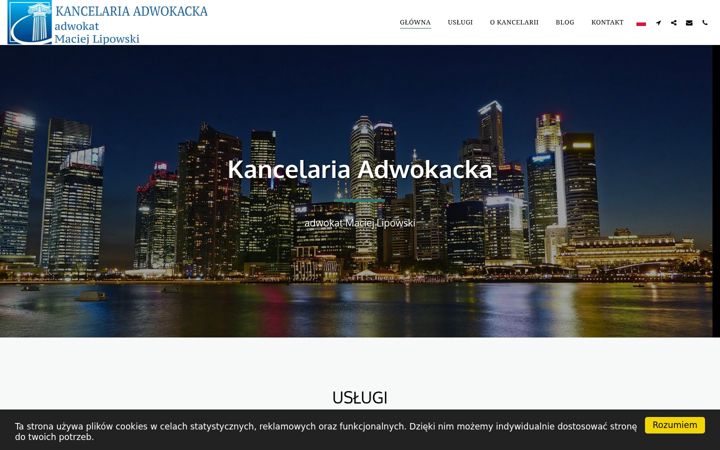 Screenshot of adwokatlipowski.pl