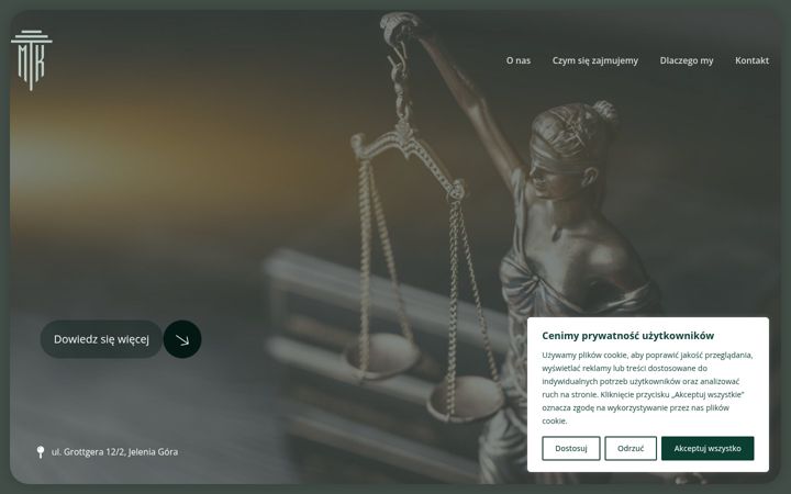 Screenshot of adwokatmikolajczyk.com