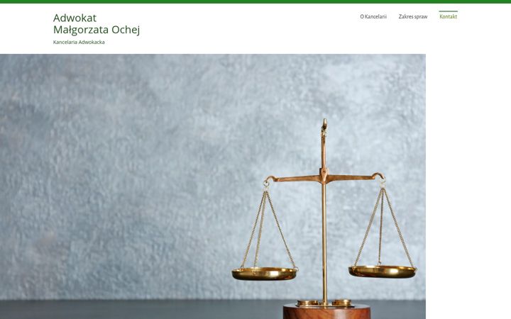 Screenshot of adwokatochej.pl