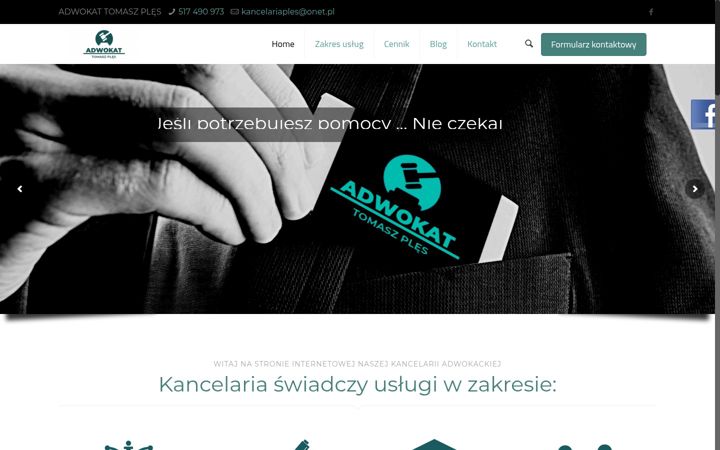 Screenshot of adwokatples.pl