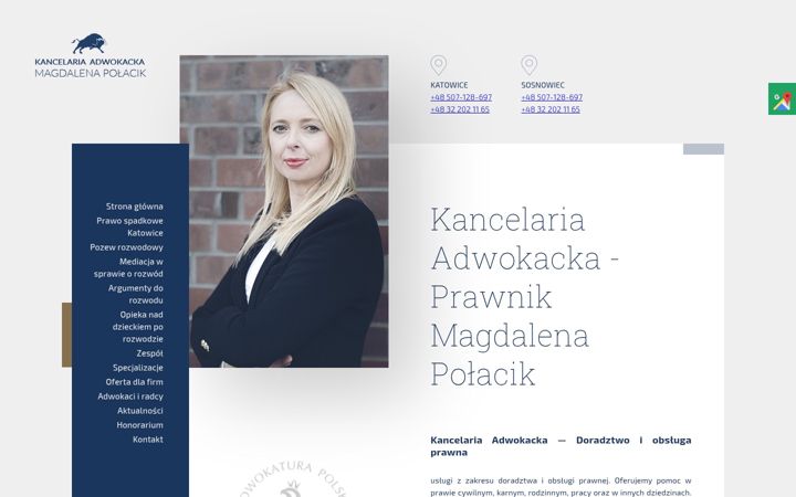 Posnetek zaslona adwokatpolacik.pl