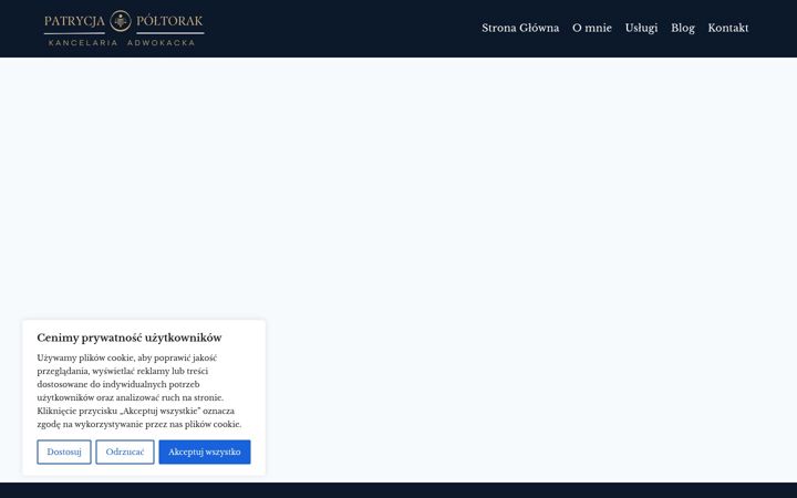 Screenshot of adwokatpoltorak.pl
