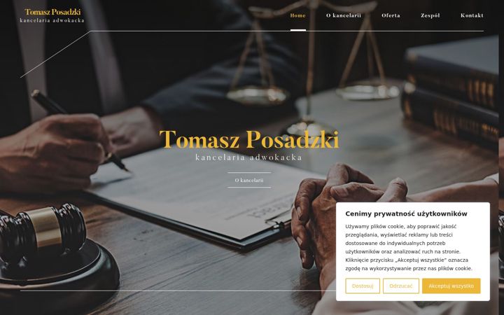 Screenshot of adwokatposadzki.pl