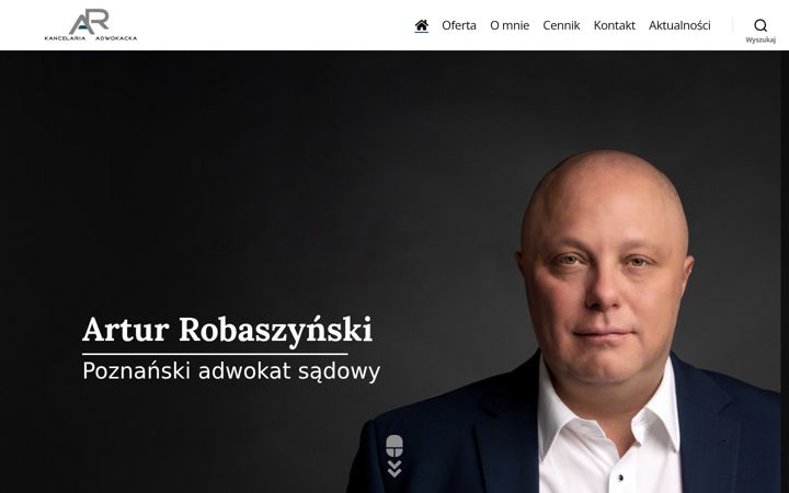 Ekraanipilt saidist adwokatrobaszynski.pl