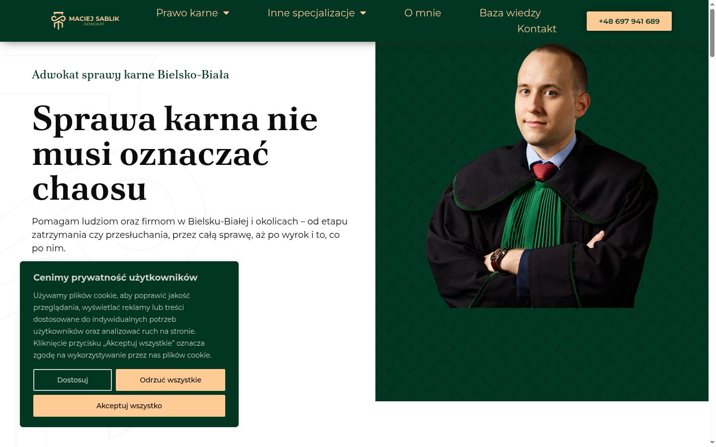 Posnetek zaslona pasice za privolitev, prikazane pred kakršno koli interakcijo