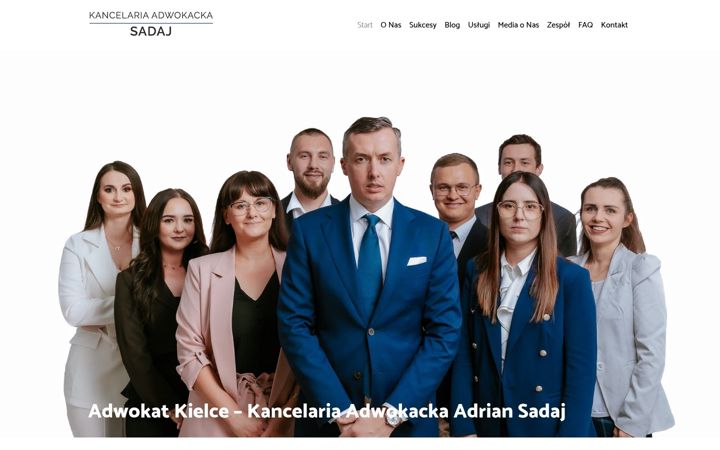 Ekraanipilt saidist adwokatsadaj.pl