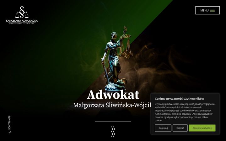 Screenshot of adwokatsepolno.pl