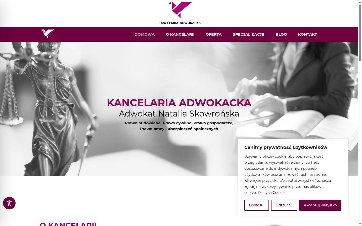 Posnetek zaslona pasice za privolitev, prikazane pred kakršno koli interakcijo