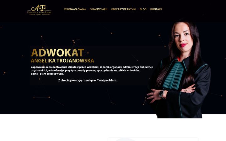 Screenshot of adwokattrojanowska.pl