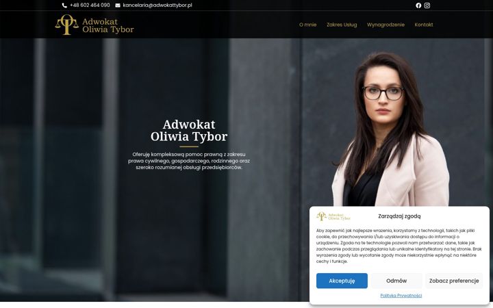 Ekraanipilt saidist adwokattybor.pl