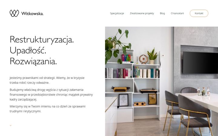 Ekraanipilt saidist adwokatwitkowska.com