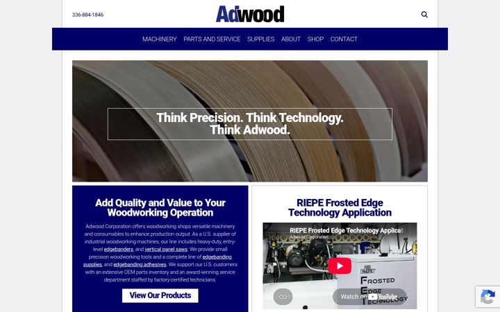 Captura de ecrã de adwood.com