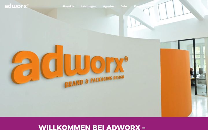 Screenshot of adworx.de