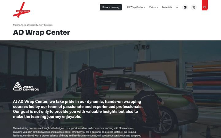 Screenshot of adwrap.center