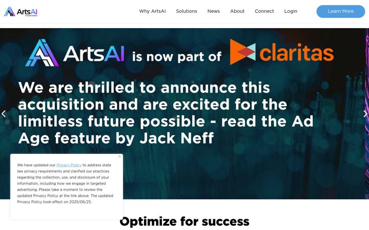 Screenshot of adxcel.com