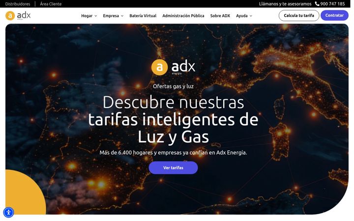 Ekrano kopija adxenergia.es