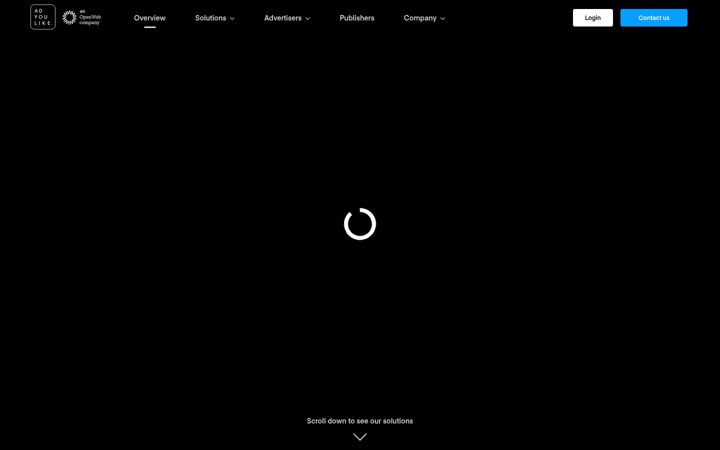 Screenshot of adyoulike.com