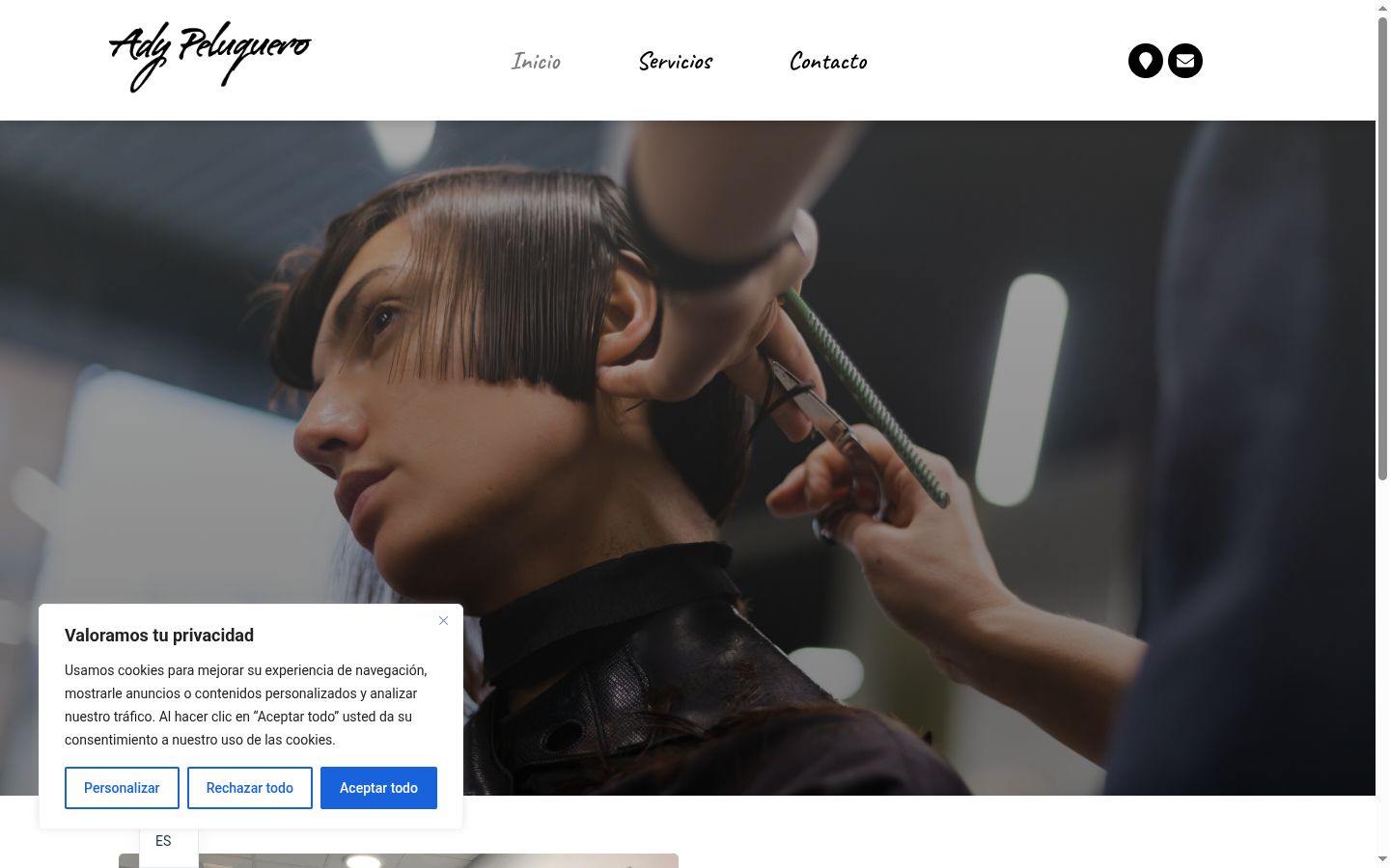 Sutikimo reklamjuostės, rodytos prieš bet kokią sąveiką, ekrano kopija