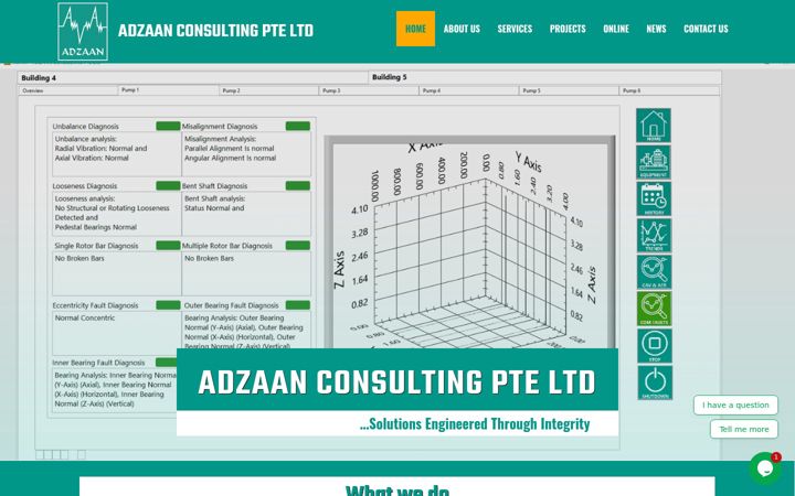 Screenshot of adzaan.com.sg