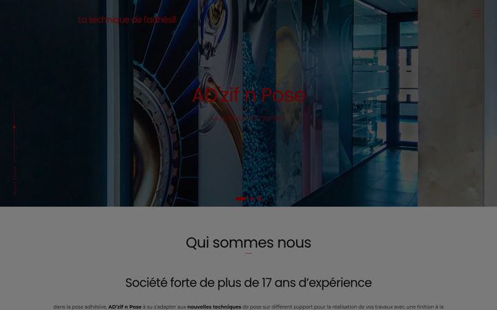 Screenshot of adzifnpose.fr