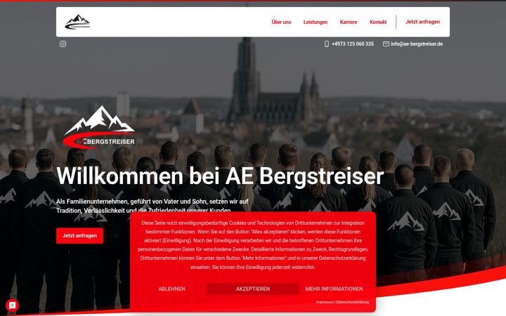 Screenshot του ae-bergstreiser.de