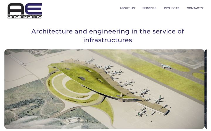 Screenshot of ae-engineering.it
