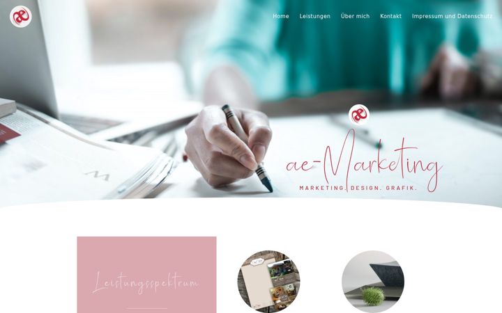 Screenshot of ae-marketing.de