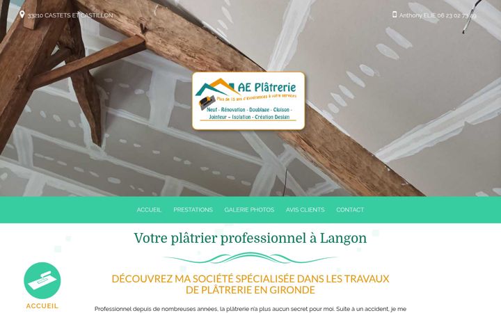 Screenshot of ae-platrerie.fr