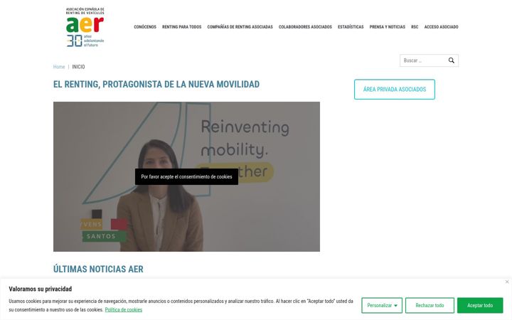 Captura de pantalla de ae-renting.es