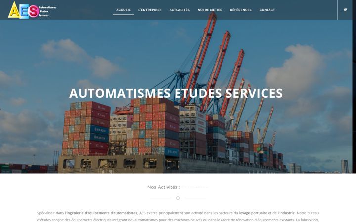 Screenshot of ae-services.fr