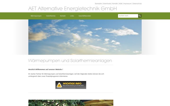 Screenshot of ae-technik.info