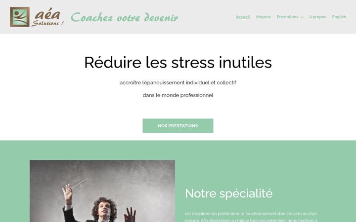 Screenshot von aea-solutions.com
