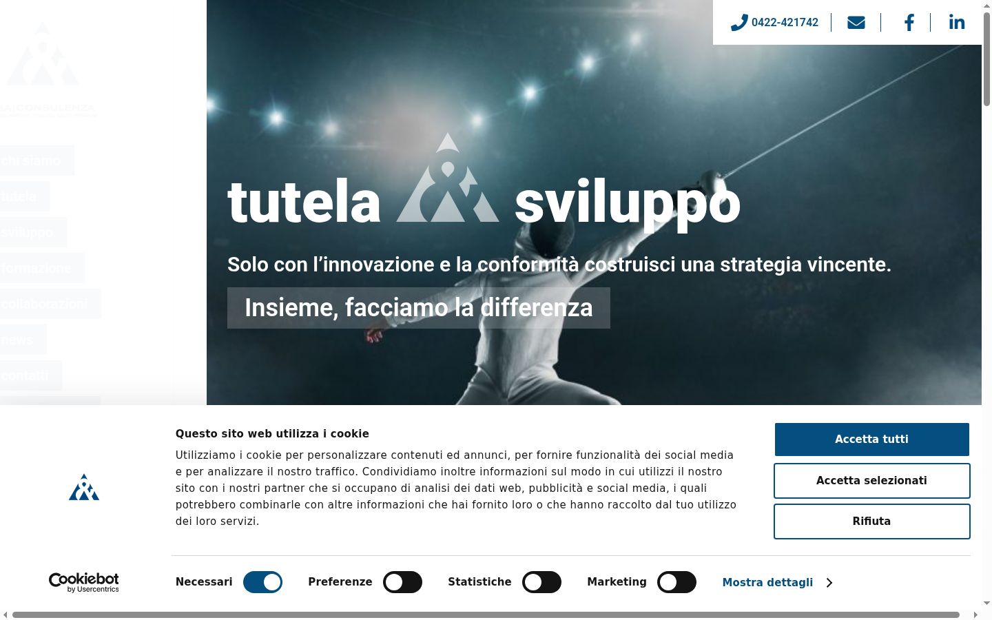 Snimka zaslona bannera za privolu prikazanog prije bilo kakve interakcije