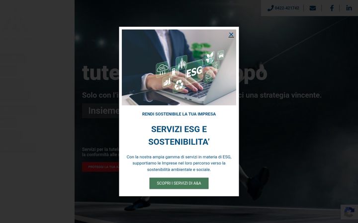 Screenshot of aeaconsulenza.it