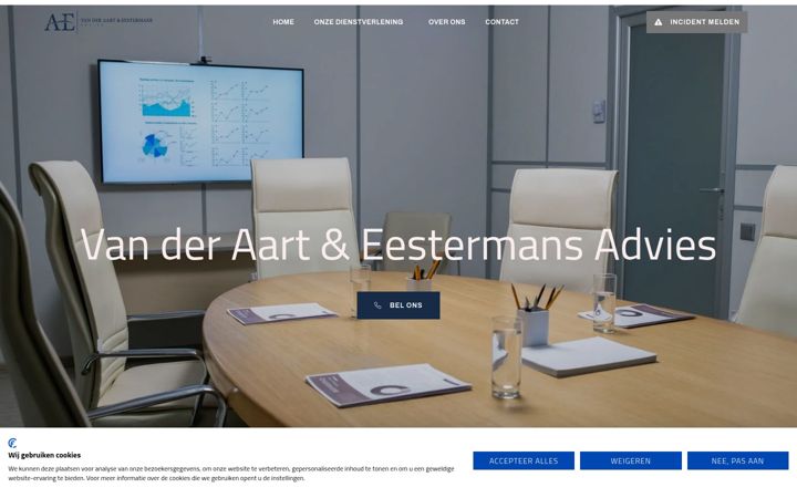 Skærmbillede af aeadvies.nl