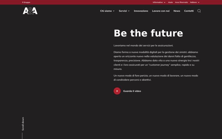 Screenshot von aeaitalia.com
