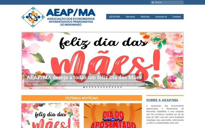Screenshot of aeapma.com.br