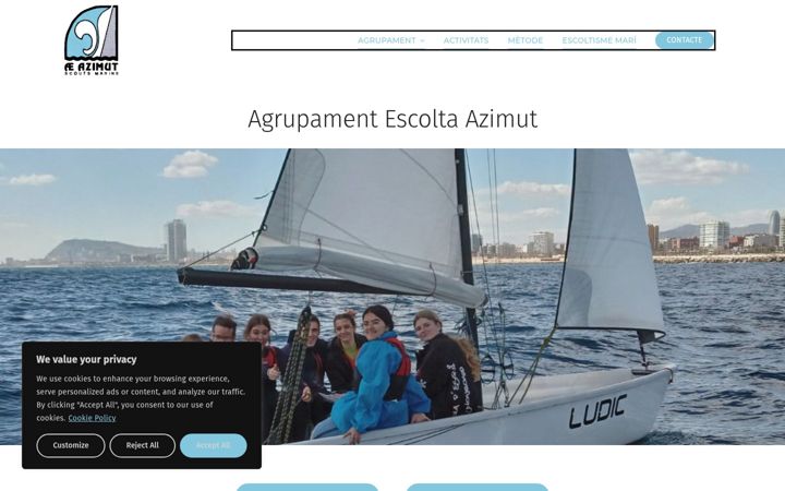 Screenshot of aeazimut.cat