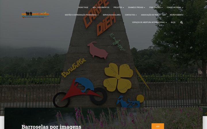 Screenshot di aeb.edu.pt
