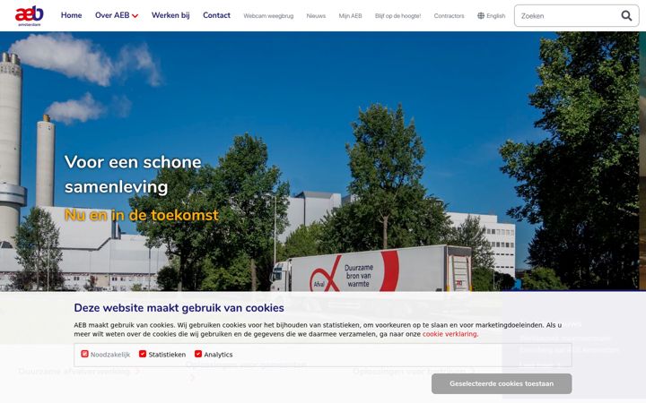 Screenshot of aebamsterdam.nl