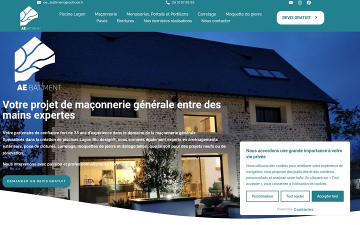 Ekrano kopija aebatiment.fr
