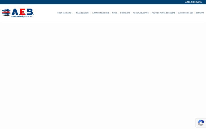 Screenshot of aebcostruzionigenerali.com